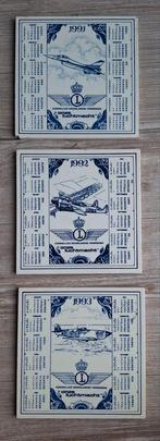 Koninklijke Luchtmacht kalender tegels F16 Fokker G Spitfire, Verzamelen, Ophalen, Luchtmacht, Nederland, Embleem of Badge