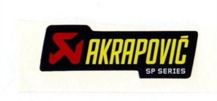 Akrapovic uitlaat sticker Logo 150X45Mm Sp Serie P-Hst2Alsp, Motoren, Tuning en Styling, Ophalen of Verzenden