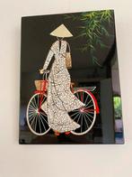 Vietnamese student eierschelpschilderij, Ophalen of Verzenden