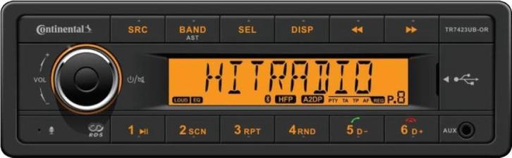 Continental TR7423UB-OR - Autoradio - 24V, Auto diversen, Autoradio's, Nieuw, Ophalen of Verzenden