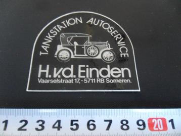 sticker someren h vd einden tankstation autoservice * beschikbaar voor biedingen