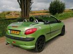 Peugeot 206 2.0 16V CC 2002 Groen, Auto's, Peugeot, 136 pk, 4 cilinders, Cabriolet, 4 stoelen