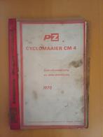 Handleiding en onderdelenboek PZ cyclomaaier CM 4, Ophalen of Verzenden, Zo goed als nieuw, Tractor en Landbouw