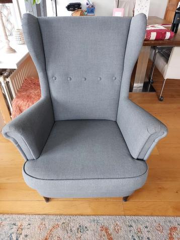 Nette fauteuil Strandmon van Ikea