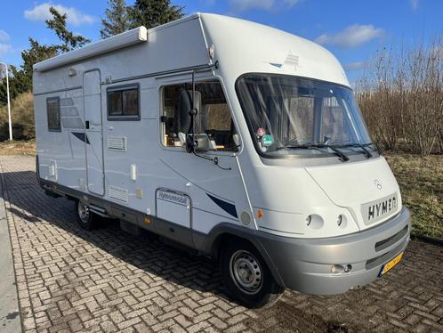 Hymer B575 Mercedes-Benz AUTOMAAT 5 persoons (bj 2003), Caravans en Kamperen, Campers, Bedrijf, Integraal, tot en met 5, Hymer