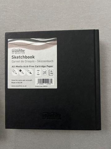 2x SeaWhite Schetsboek Vierkant 14x14 beschikbaar voor biedingen