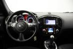 Nissan JUKE 1.6 Acenta - Camera, Navi, Cruise, Clima, 4 cilinders, Met garantie (alle), Zwart, Bedrijf