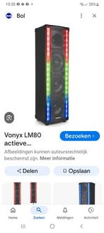 3 Speakers te koop met ingebouwde versterkers, Gebruikt, 120 watt of meer, Front, Rear of Stereo speakers, Ophalen