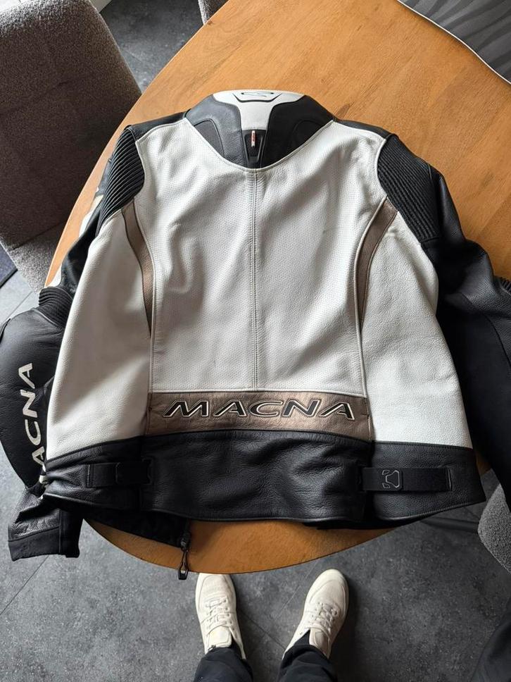 Macna motorpak leer XL, Motoren, Kleding | Motorkleding, Combipak, Tweedehands, Ophalen of Verzenden
