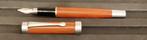 *10  Mooie VULPEN mat zilver met bruine hout nerf  NIEUW, Ophalen of Verzenden, Nieuw, Vulpen, Overige merken