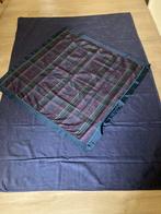 Damast blauw tafellaken 184x128 en geblokt tafellaken, Huis en Inrichting, Tafelkleden, Ophalen of Verzenden, Zo goed als nieuw