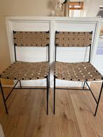 Zara home jute stoelen, Huis en Inrichting, Stoelen, Ophalen, Zo goed als nieuw, Zwart, Twee