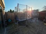 Grote rechthoekige trampoline 340x240cm met veiligheidsnet, Kinderen en Baby's, Speelgoed | Buiten | Trampolines, Ophalen, Zo goed als nieuw