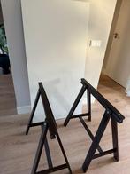 Bureau met schragen, Antiek en Kunst, Ophalen of Verzenden