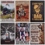 Donuts sweet and delicous reclamebord van metaal wandbord, Info@deconoord.nl, Deco Noord, Nieuw, Ophalen of Verzenden