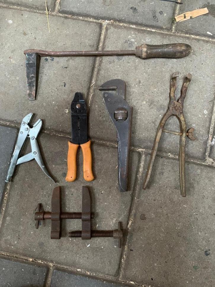 Oa: Griptang, kabelschoentang, pijpentang en nog meer., Doe-het-zelf en Verbouw, Gereedschap | Handgereedschap, Gebruikt, Ophalen