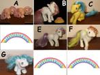 partij van 7 vintage MLP’s, G1 pony’s 1982-1987, van Hasbro, Verzamelen, Complete verzamelingen en Collecties, Verzenden