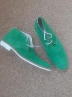 prachtige groen suede schoenen Invito maat 44, Ophalen, Overige kleuren, Invito, Zo goed als nieuw