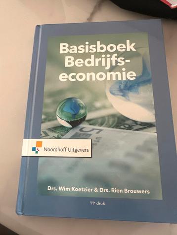 Wim Koetzier - Basisboek Bedrijfseconomie beschikbaar voor biedingen
