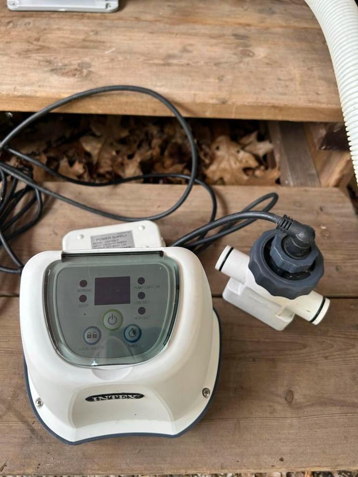Intex QS200 Zoutwatersysteem, Tuin en Terras, Zwembad-toebehoren, Gebruikt, Reinigingsmiddel, Ophalen