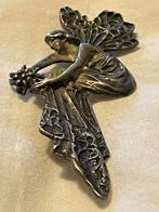 Mooie zilveren art nouveau/ jugendstil brouche / hanger, Ophalen of Verzenden