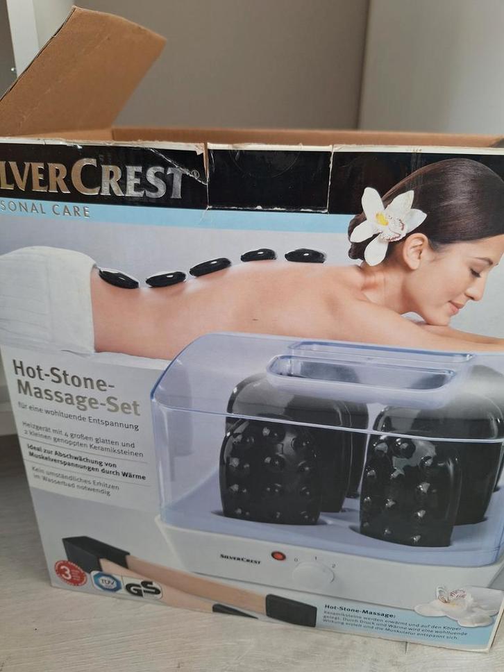 Nieuwe Hot Stone Massage Set, Sport en Fitness, Massageproducten, Nieuw, Hotstone, Ophalen
