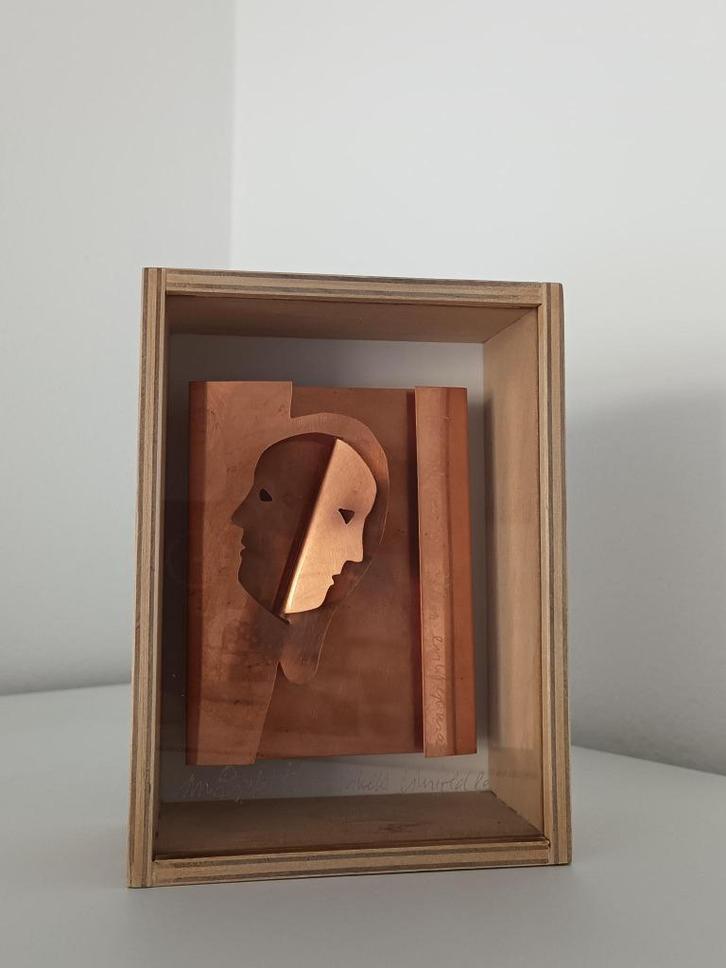 Sculpture look into my ears Erik Jepma, Antiek en Kunst, Kunst | Beelden en Houtsnijwerken, Ophalen of Verzenden