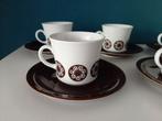 Zes retro Arzberg kop en schotels, Ophalen of Verzenden, Zo goed als nieuw, Overige stijlen, Kop(pen) en/of Schotel(s)