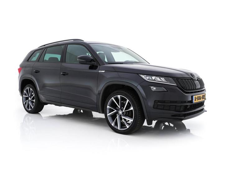 Skoda Kodiaq 1.5TSI Sportline ( 7-Pers.) Aut* LEATHER-MICROF, Auto's, Skoda, Bedrijf, Te koop, Kodiaq, ABS, Achteruitrijcamera