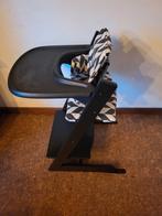 Zwarte Stokke tripp trapp, helemaal compleet., Kinderen en Baby's, Kinderstoelen, Ophalen of Verzenden, Zo goed als nieuw, Meegroeistoel