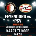 Feyenoord Psv, Tickets en Kaartjes, Sport | Voetbal, Losse kaart, Eén persoon, Oktober