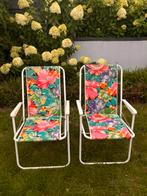 Retro vintage kampeerstoelen en tafel, Verzamelen, Retro, Ophalen, Huis en Inrichting