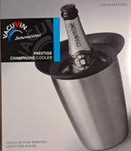 Vacuvin Prestige Champagne koeler - Nieuw, Huis en Inrichting, Nieuw, Ophalen of Verzenden, Minder dan 5 flessen, Metaal