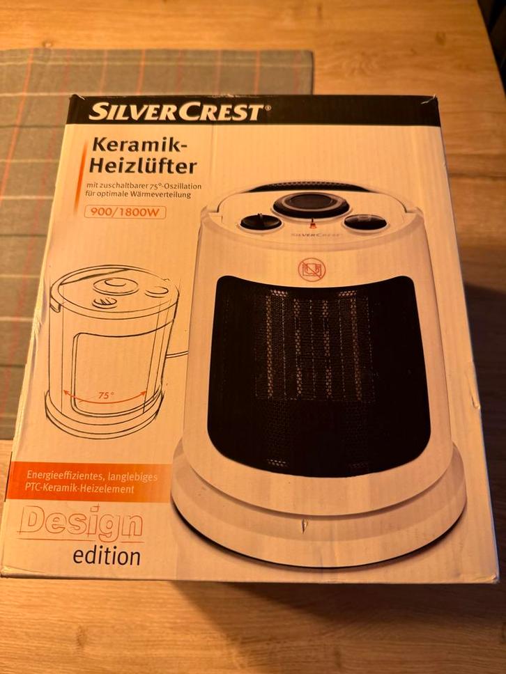 Silvercrest Keramische Hetelucht Verwarming, Huis en Inrichting, Kachels, Gebruikt, Vrijstaand, Kolomkachel, Elektrisch, Ophalen of Verzenden