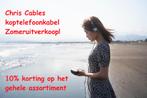 Koptelefoonkabel Zomeractie bij Chris Cables! 10% korting!!, Overige merken, Verzenden, Bluetooth, Nieuw