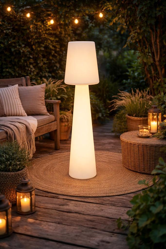 XXL LED Vloerlamp Smartwares nieuw in doos, Tuin en Terras, Buitenverlichting, Nieuw, Vloerlamp, Minder dan 50 watt, Netvoeding