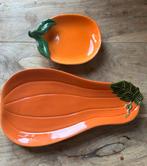 Oranje Pompoen en Citrus Schalen Set, Nieuw, Ophalen of Verzenden, Schaal of Schalen, Overige stijlen