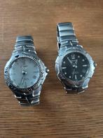2x vintage Seiko kinetic 5j22 1980, Gebruikt, Staal, Polshorloge, Ophalen of Verzenden