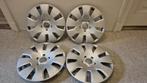 Set van 4 originele Audi 16 inch wieldoppen, Auto diversen, Wieldoppen, Ophalen of Verzenden, Gebruikt