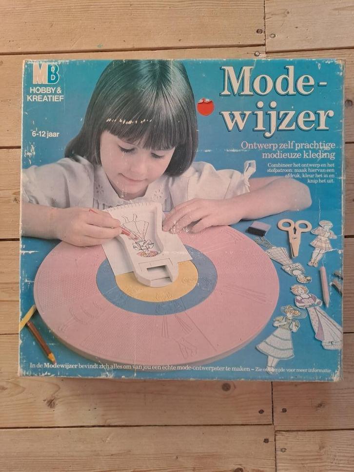 Vintage jaren 80 Mode Wijzer tekenbord, Kinderen en Baby's, Speelgoed | Educatief en Creatief, Gebruikt, Knutselen, Ophalen