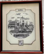 glasgravure Zuidhorn, Antiek en Kunst, Kunst | Etsen en Gravures, Ophalen