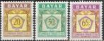 Indonesië 1976  - ZBL Dienst 8 - 10 - Bayar reeks 1976, Postzegels en Munten, Zuidoost-Azië, Verzenden, Postfris