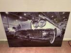 Glas schilderij oldtimer, Antiek en Kunst, Kunst | Schilderijen | Modern, Ophalen of Verzenden