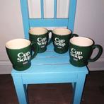 Cup a Soup beker Unox groen 4 stuks, Huis en Inrichting, Keuken | Servies, Ophalen, Glas of Glazen, Gebruikt, Overige stijlen