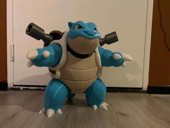 Blastoise 3D geprint fan art, Verzamelen, Beelden en Beeldjes, Zo goed als nieuw, Ophalen of Verzenden