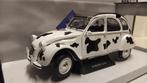 Citroen 2CV 6 eend met koeienprint Vache Solido 1:18 KRD, Ophalen of Verzenden, Zo goed als nieuw, Auto, Solido
