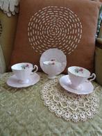 3 Engelse Pastel Roze Kop en Schotels Adderley ** Mimosa *, Ophalen of Verzenden