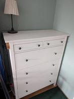 Ikea Hemnes ladekast mat-wit, Huis en Inrichting, Kasten | Ladekasten, Ophalen, Gebruikt, 100 tot 150 cm, 5 laden of meer