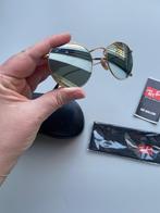 Ray Ban Sunglasses RB 3447N round metal mirror glasses spieg, Ophalen, Zonnebril, Overige kleuren, Zo goed als nieuw