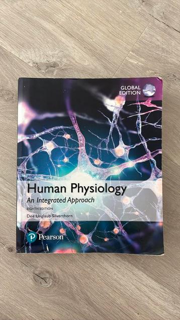 Human Physiology, an integrated approach 8e edition English beschikbaar voor biedingen